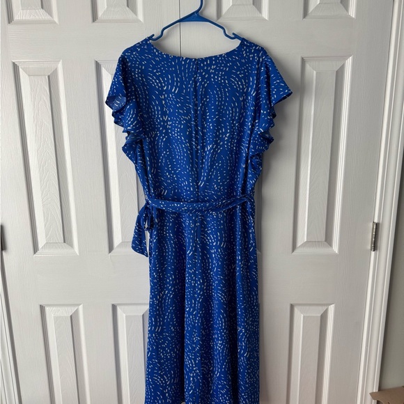 DKNY Blue Patterned Dress - Picture 5 of 7